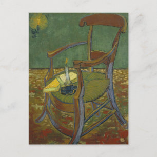 Vintage Vincent van Gogh Gauguins Chair Postcard