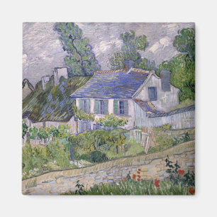 Vintage Vincent van Gogh Houses in Auvers Magnet