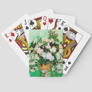 Vintage Vincent Van Gogh Roses (1890) Playing Cards