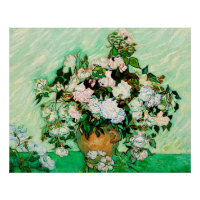 Vintage Vincent Van Gogh Roses (1890)