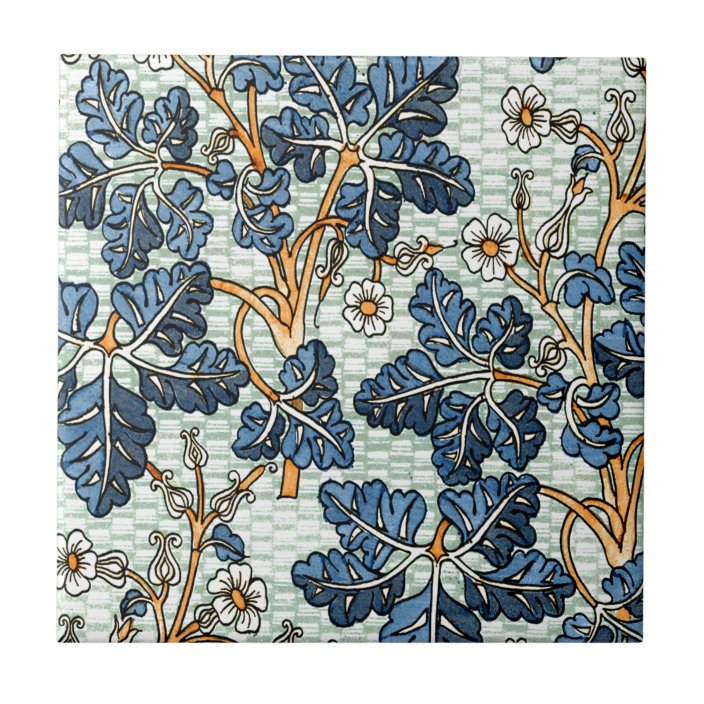 Vintage Vine Tile Zazzle.co.uk