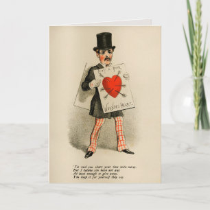 Vintage Vinegar Valentines Card