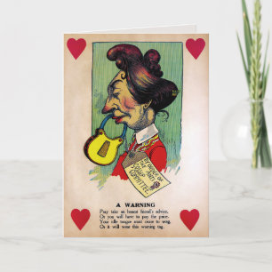 Vintage Vinegar Valentines Card