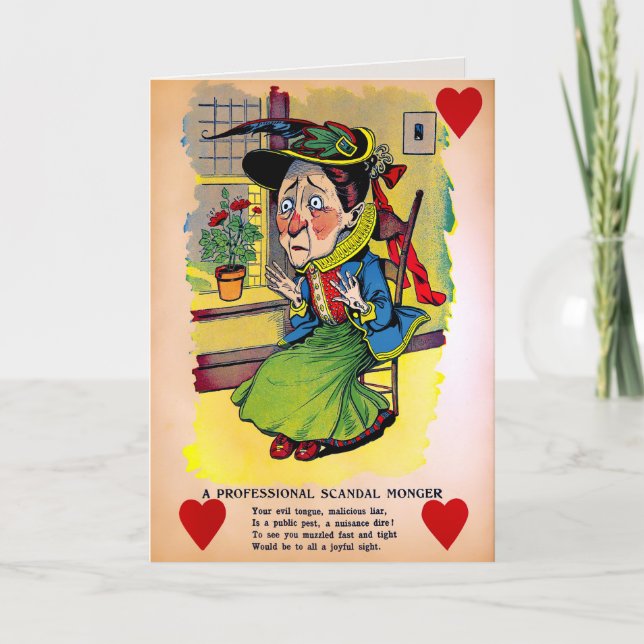 Vintage Vinegar Valentines Card (Front)