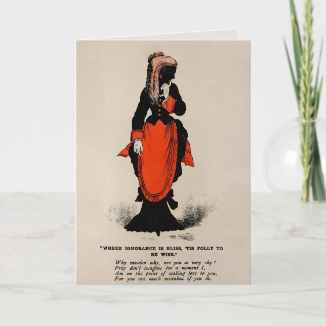 Vintage Vinegar Valentines Card (Front)