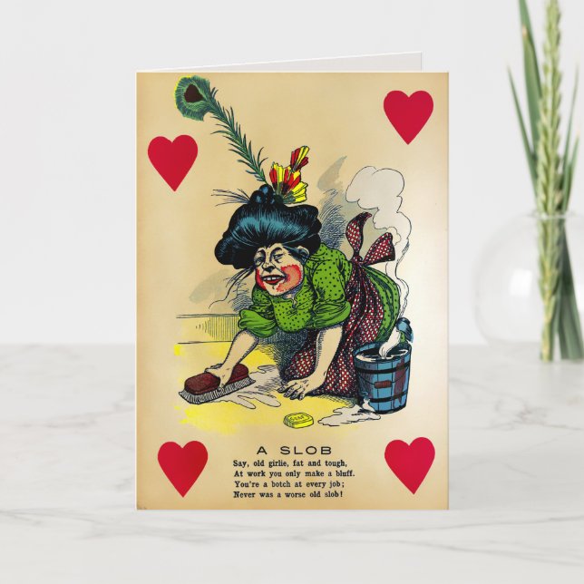 Vintage Vinegar Valentines Card (Front)