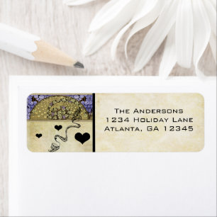 Vintage Vineyard Peacock Lablels