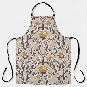 Vintage vintage seamless flower pattern apron