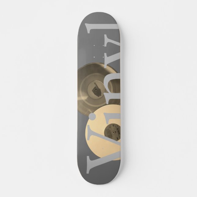 Vintage vinyl gy skateboard (Front)