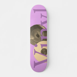 Vintage vinyl p skateboard