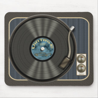 Vintage Vinyl Record Mousepad