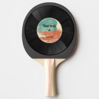 Vintage Vinyl Record Music Album Table Tennis