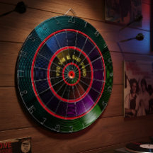 Vintage Vinyl Record - Music Room Retro Dartboard