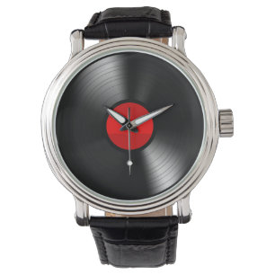 Vintage Vinyl Record Watch
