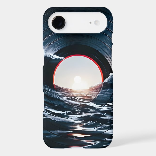 Vintage Vinyl Surf Wave Ocean Retro Music (Back)