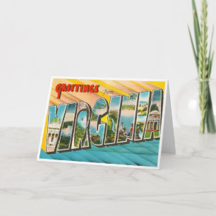 Vintage Virginia Card