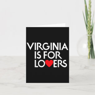 Vintage Virginia Is For The Lovers T-shirt.png Card