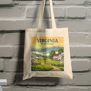 Vintage Virginia Tote Bag