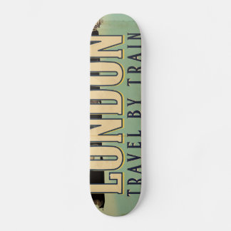 Vintage Visit London poster Skateboard