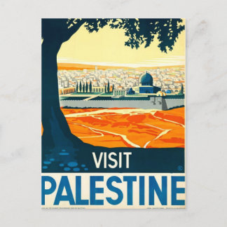 Vintage Visit Palestine Adv Postcard