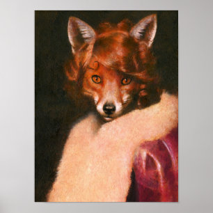 Vintage Vixen Poster Print