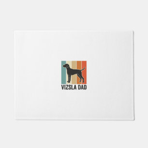 Vintage Vizsla Dad Dog Lover Shirt Design_1 Doormat