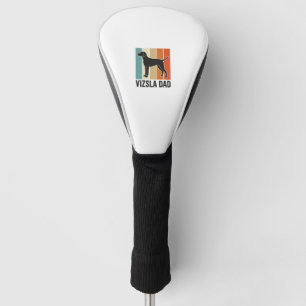 Vintage Vizsla Dad Dog Lover Shirt Design_1 Golf Head Cover