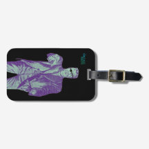 Vintage Voices Monster Luggage Tag