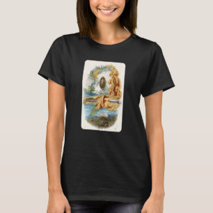 Vintage Volcano Limpet Snail Illustration Animal T-Shirt