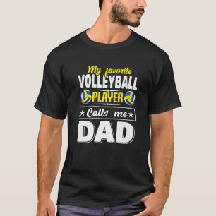 Vintage Volleyball Lover Retro My Favourite Calls T-Shirt