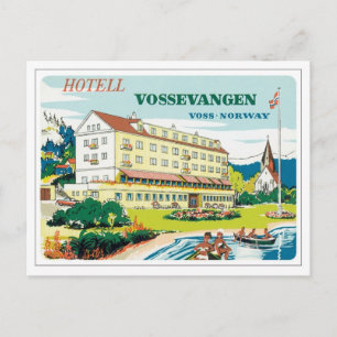 Vintage Voss Norway Postcard