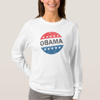 Vintage Vote Obama 2012 Button Women's Shirt