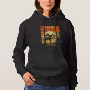 Vintage Voyage Rome and Colosseum Classic Hoodie