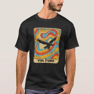 Vintage Vulture Condor Bird Of Prey Birding Bird W T-Shirt