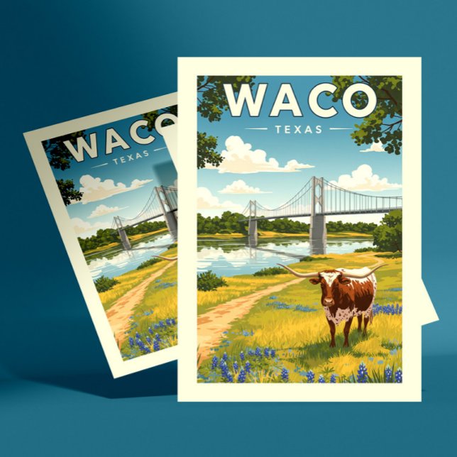 Vintage Waco Texas Postcard (Creator Uploaded)