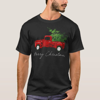 Vintage Wagon Christmas 	 - Tree On Car Xmas Vacat T-Shirt