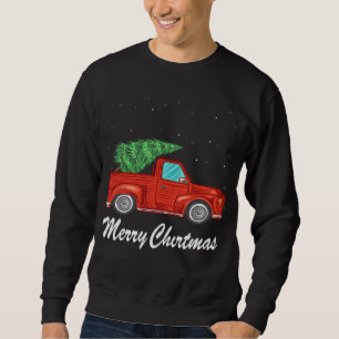Vintage Wagon Christmas Tree on Car Xmas Vacation Sweatshirt