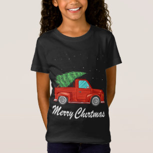 Vintage Wagon Christmas Tree on Car Xmas Vacation T-Shirt