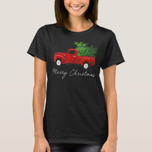 Vintage Wagon Christmas  Tree on Car Xmas Vacation T-Shirt