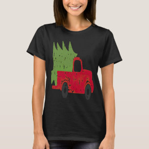 Vintage Wagon Christmas  Tree on Car Xmas Vacation T-Shirt