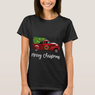 Vintage Wagon Christmas Tree on Car Xmas Vacation T-Shirt