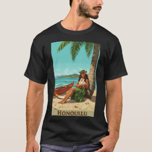 Vintage Waikiki Hawaii Surf T-Shirt