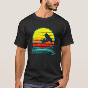Vintage Wakeboarding Vaporwave T-Shirt