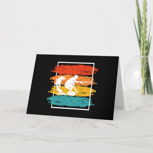 Vintage Wakeboarding Wakesurfing Wakesurfer Card (Front)
