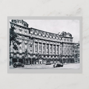 Vintage Waldorf Hotel London Postcard