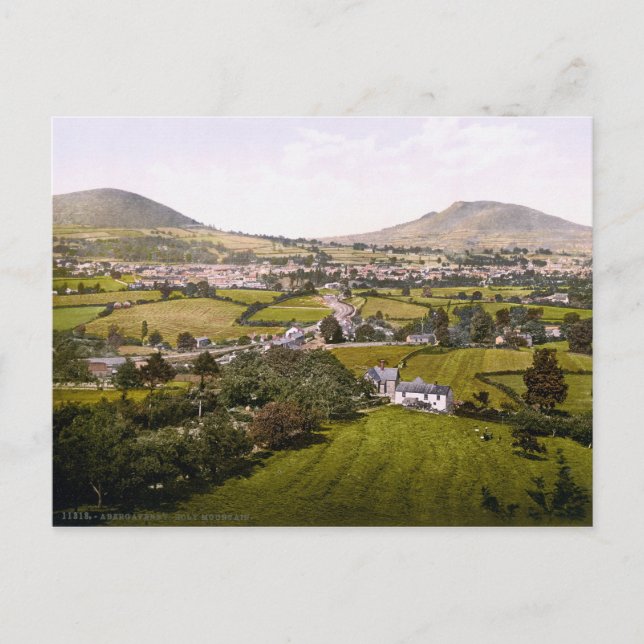 Vintage Wales, Abergavenny Holy Mountain Postcard (Front)