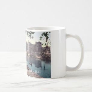 Vintage Wales mug, Carnarvon Castle 1905 Coffee Mug