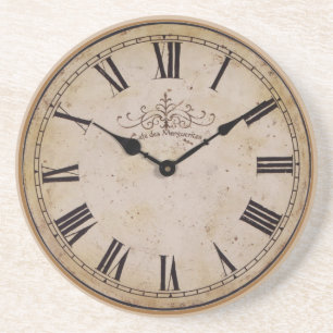 Vintage Wall Clock Coaster