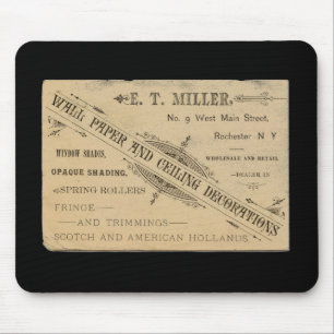 Vintage Wall Paper Ad Rochester N. Y. Mousepad