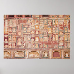 Vintage wall sculpture poster